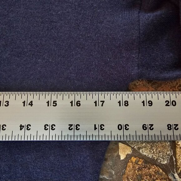 Magaschoni Cashmere Blend Women's Loose Fit Navy Blue Sweater, Size Small - Picture 7 of 10